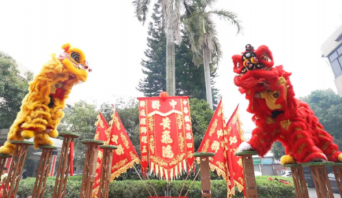 龙腾狮跃，，，，，，，共铸绚烂未来！